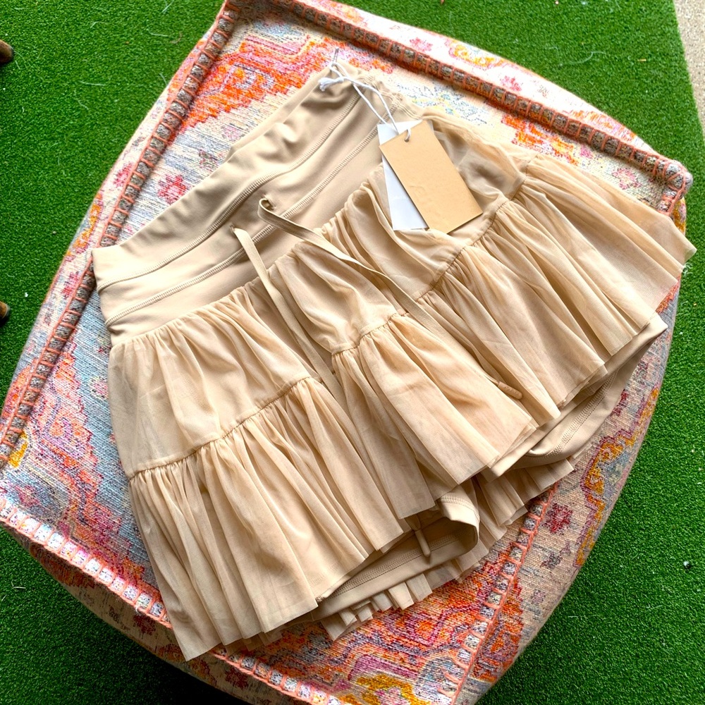 Tan Pirouette Skort!